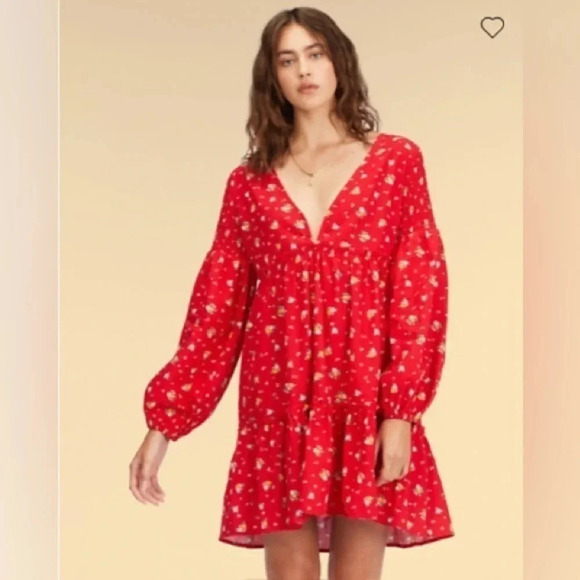 Billabong Dresses & Skirts - Billabong X Wrangler Long Sleeve Mini Dress. NWOT. Size small.